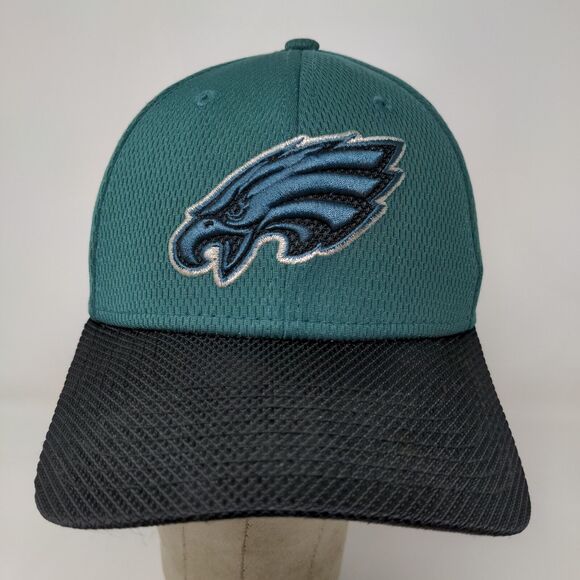 New Era Men's Fitted Hat Green Blue Size S/M Embroidered Philadelphia Eagles - Picture 3 of 12